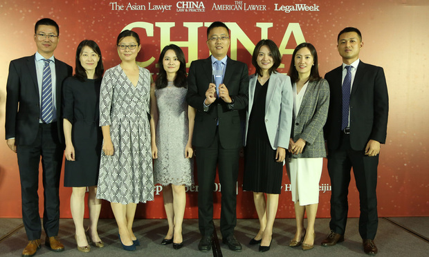 Winners Announced for China Law & Practice Awards 2019